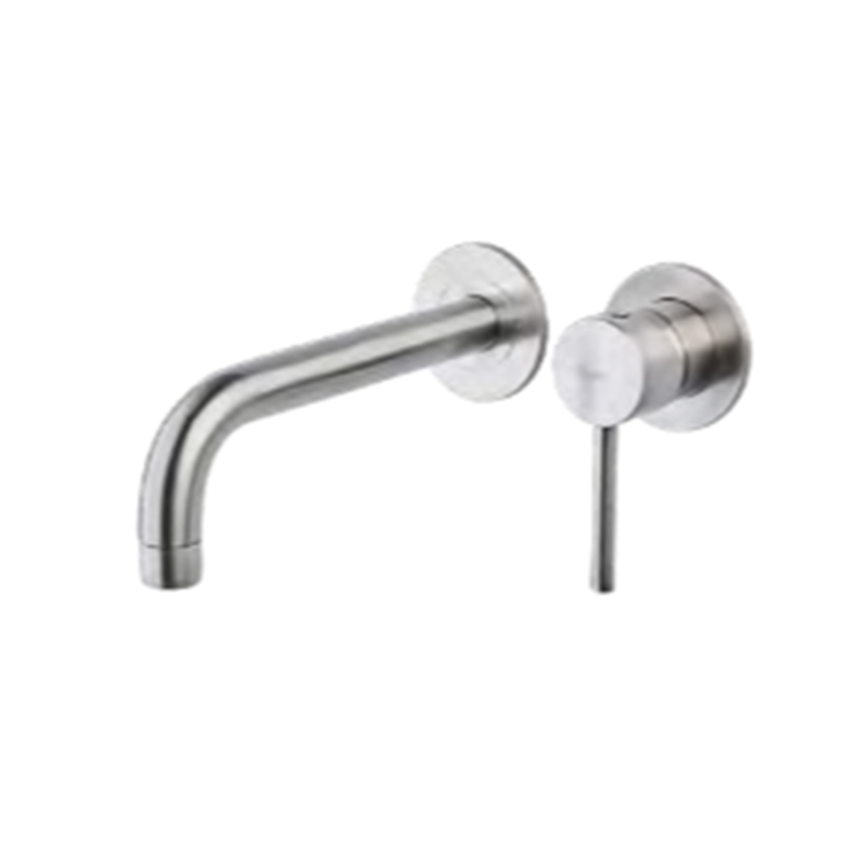 Εντοιχισμένη μπαταρία νιπτήρος Brushed nickel Etna Minimal 08510 - Modea