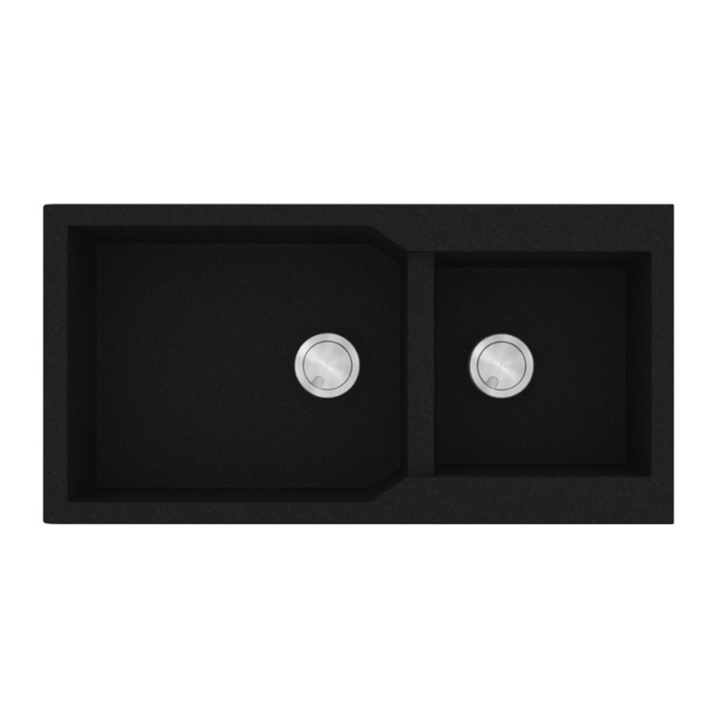 Νεροχύτης γρανίτη Nero Sanitec - Ultra Granite 803 98x50