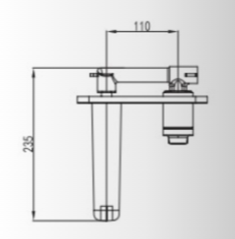 Εντοιχισμένη μπαταρία νιπτήρος Karag - Andare - Image 2