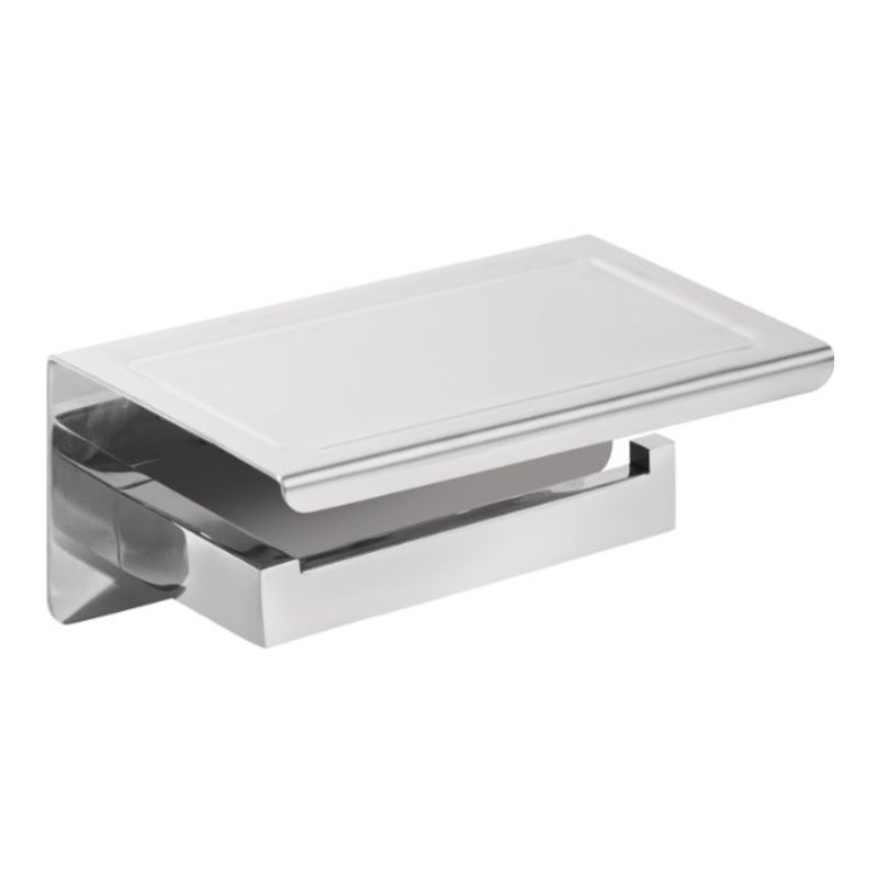Χαρτοθήκη με ράφι Chrome Genesis - Bronze art