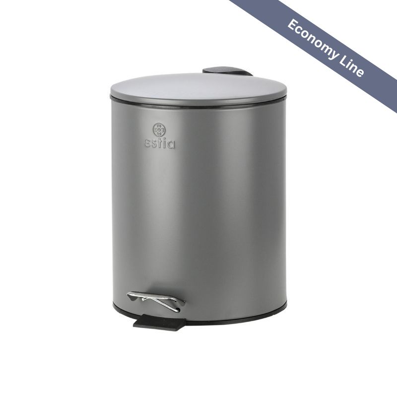 Χαρτοδοχείο Classic 5lt Grey - Estia