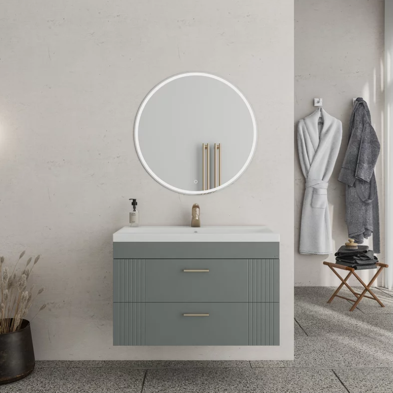 Βάση επίπλου μπάνιου Drop Lines Collection - Diana με μικρότερο βάθος