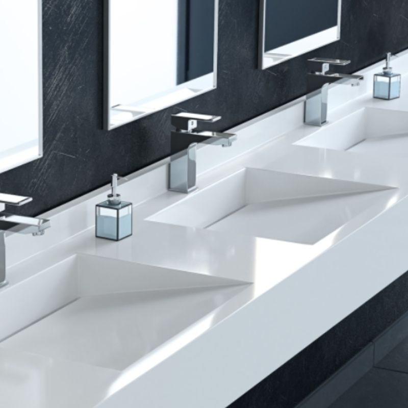 Πάγκος με νιπτήρα MONOBLOC 714 Matrix