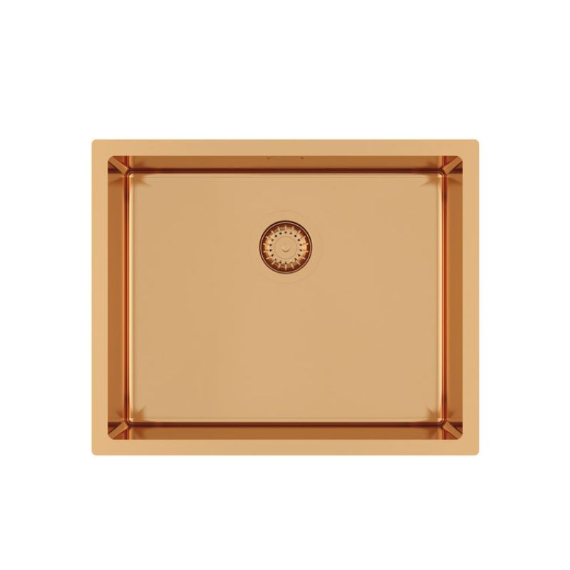 Νεροχύτης ανοξείδωτος Nova100L Copper PVD 59x45 - Helika