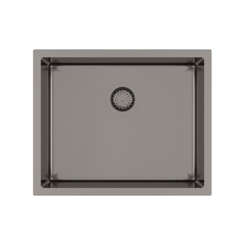 Νεροχύτης ανοξείδωτος Nova100L Graphite PVD 59x45 - Helika