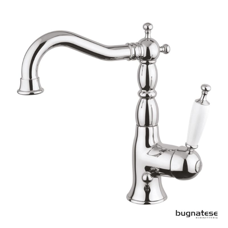 Μπαταρία νιπτήρος μεσαία retro Chrome Oxford - Bugnatese