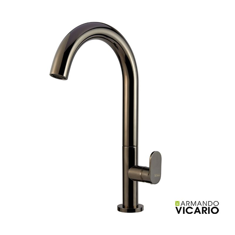 Μπαταρία νιπτήρος ψηλή Black chrome Slim - Vicario