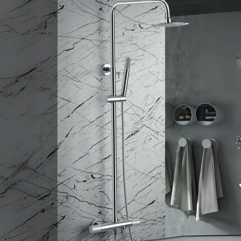 Στήλη ντουζ με μπαταρία θερμοστατική Imex Line