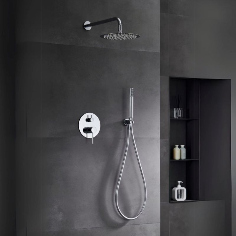 Εντοιχισμένο πλήρες σετ ντουζιέρας Chrome Monza - Imex