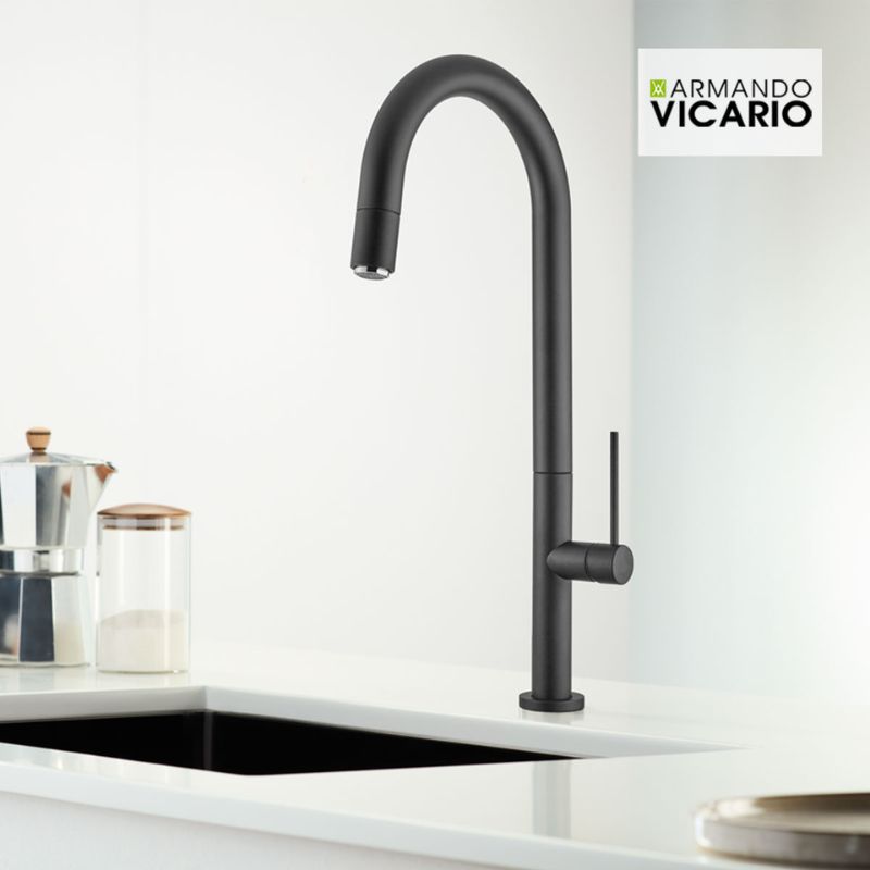Μπαταρία κουζίνας Tozo Black matt - Vicario