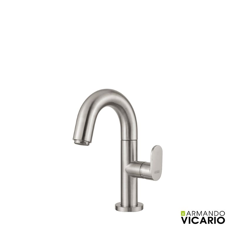 Μπαταρία νιπτήρος χαμηλή Inox Slim - Vicario