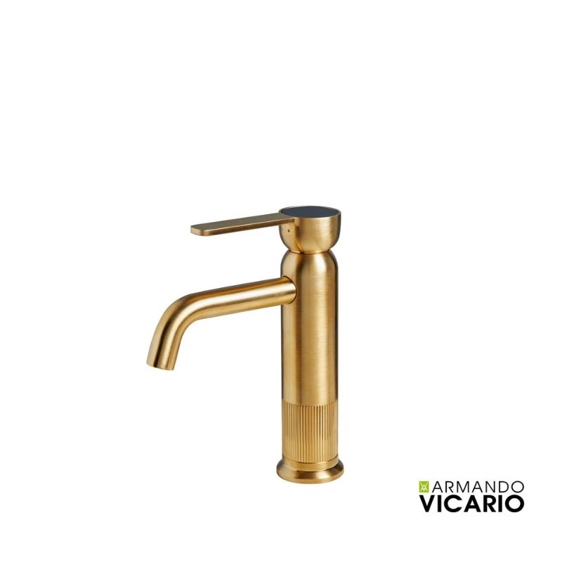 Μπαταρία νιπτήρος Gold Brushed Lumiere - Vicario