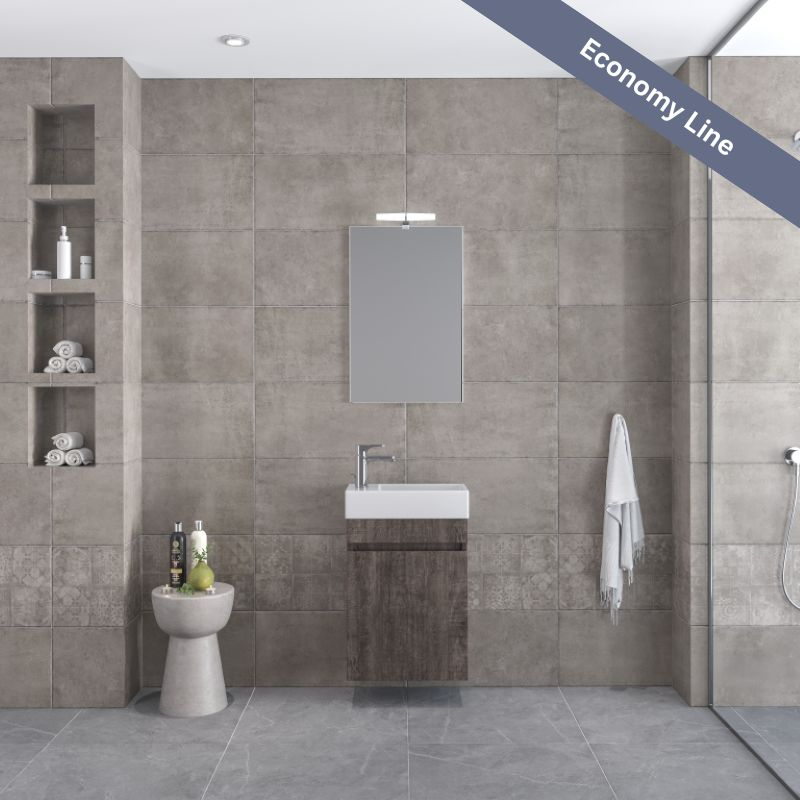 Έπιπλο Valencia 45 Brown - Royal Bath με μικρότερο βάθος