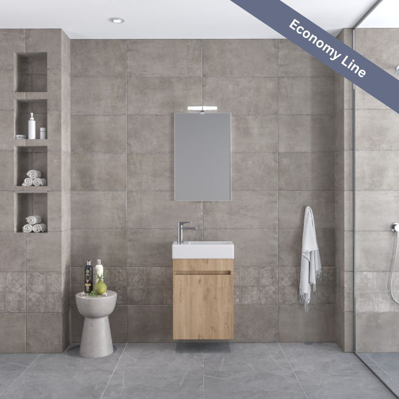 Έπιπλο Valencia 45 Walnut - Royal Bath με μικρότερο βάθος