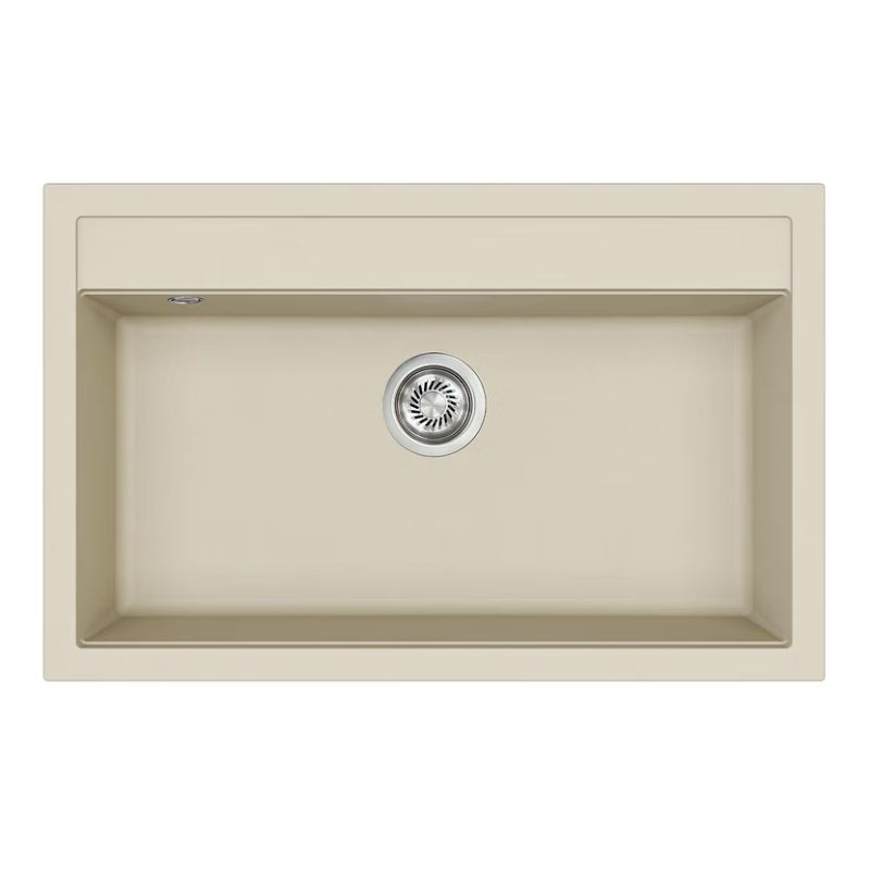 Νεροχύτης γρανίτη Silica Quadro 79x50.5 - Helika