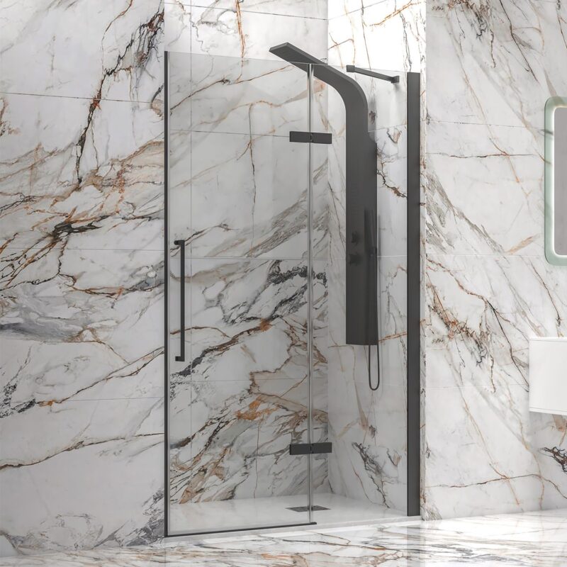 Ανοιγόμενο κρύσταλλο Tinos Black matt - Karag