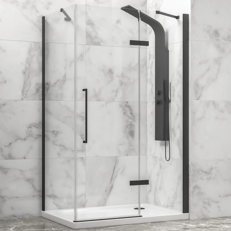 Ανοιγόμενο κρύσταλλο Tinos Black matt - Karag