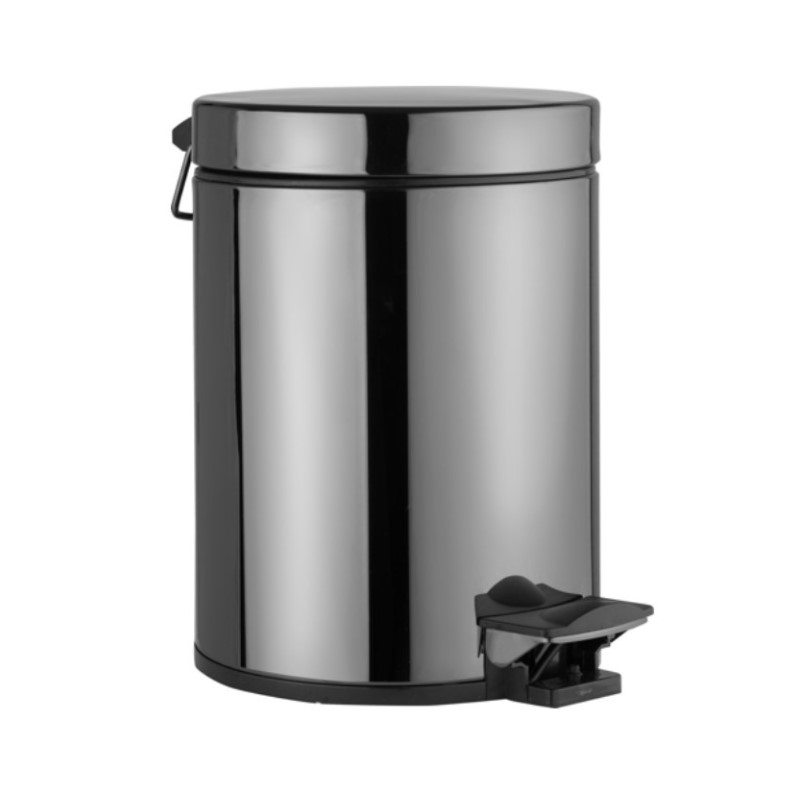 Χαρτοδοχείο Ανοξείδωτο Graphite 5lt 05TT-9 - Bronze art