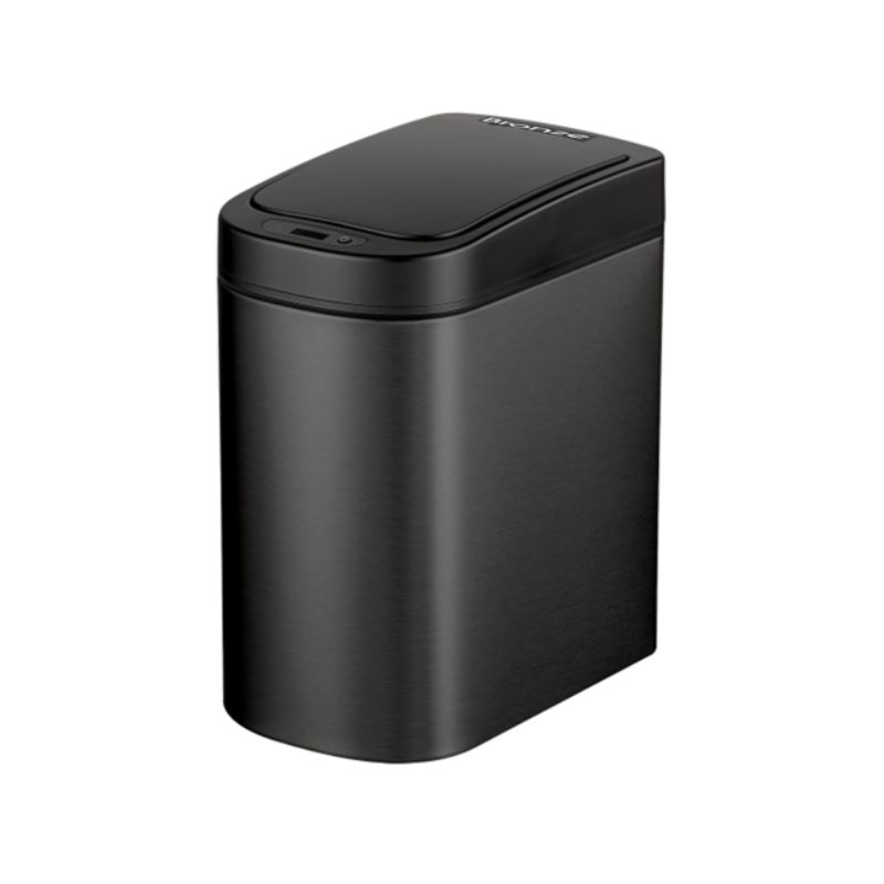 Χαρτοδοχείο Ανοξείδωτο Black matt με Φωτοκύτταρο 7lt 07BA - Bronze art