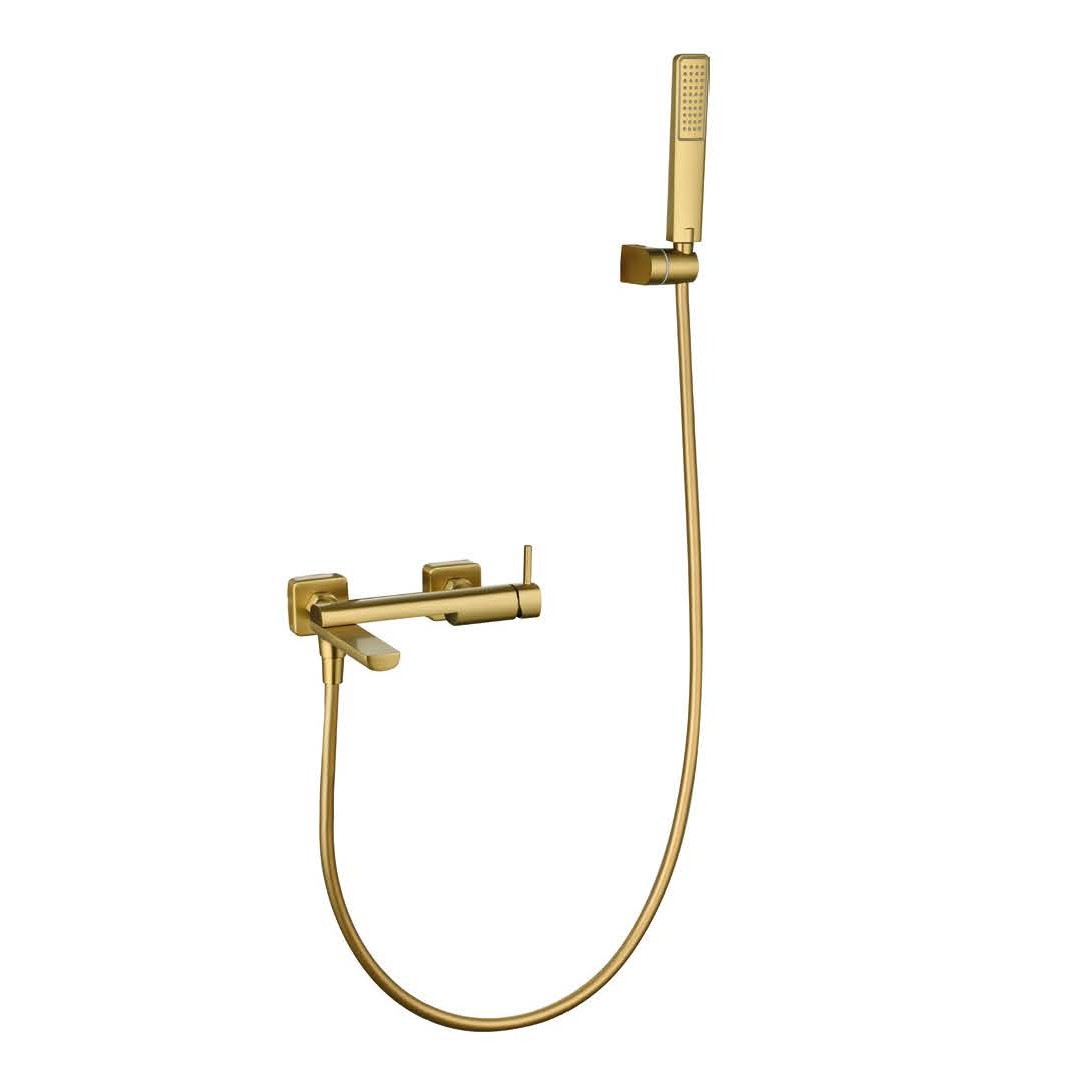 Μπαταρία λουτρού Gold matt PVD Toscana - Imex