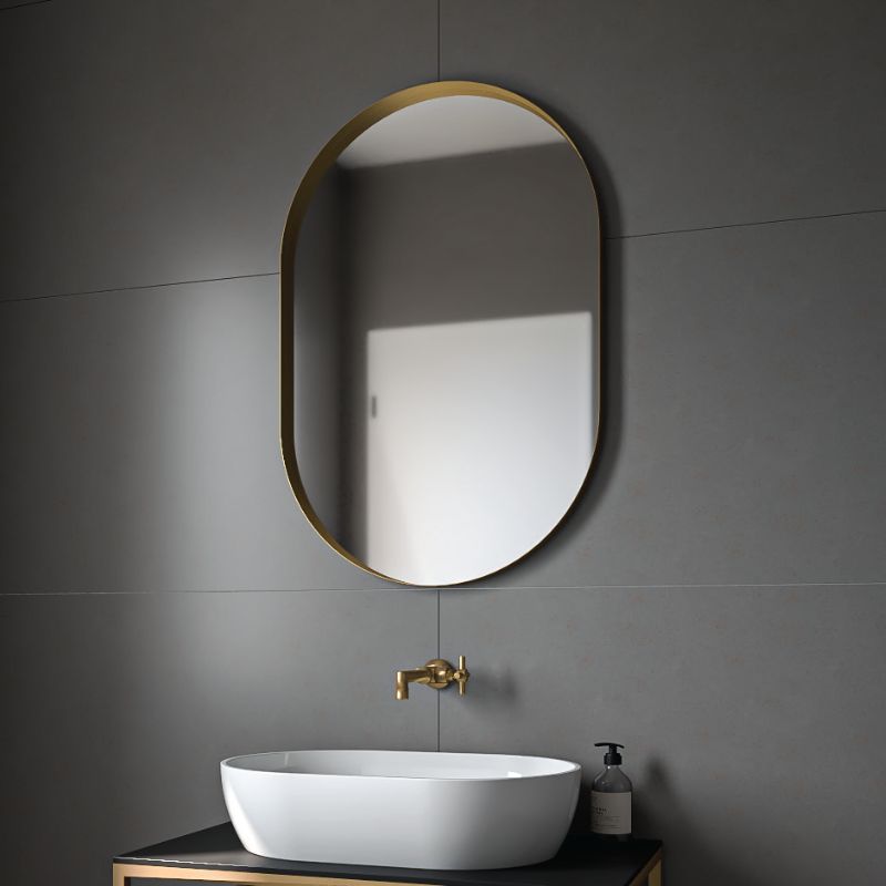 Καθρέπτης Iron Semi Oval - Project mirrors
