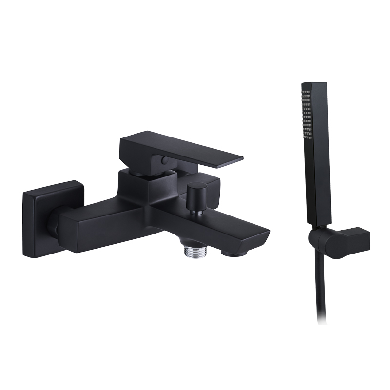 Μπαταρία λουτρού Black matt Pietra 08002 - Modea