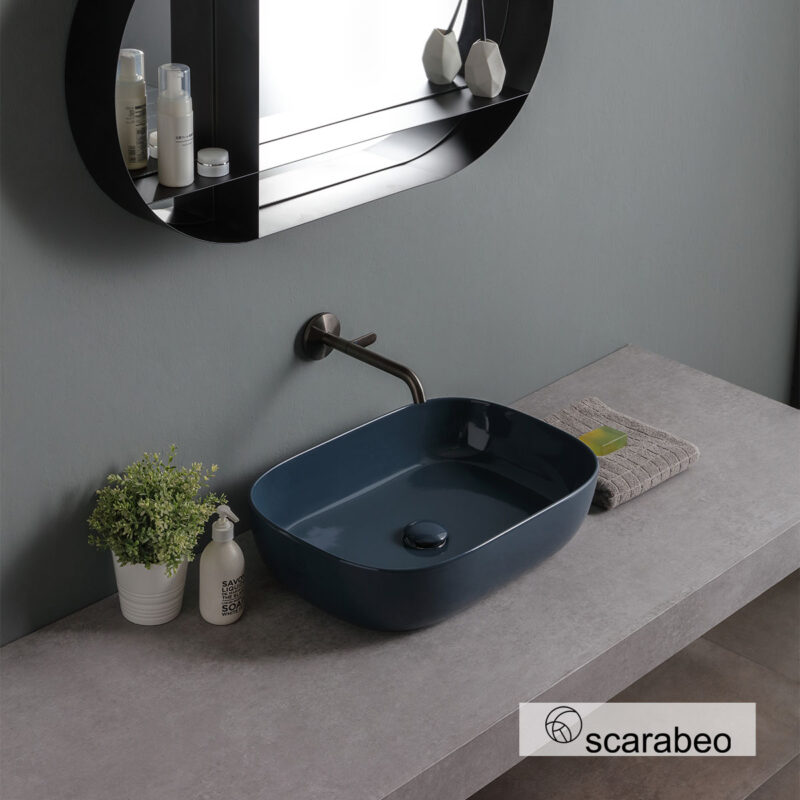 Νιπτήρας Glam 56x39 Ocean glossy - Scarabeo