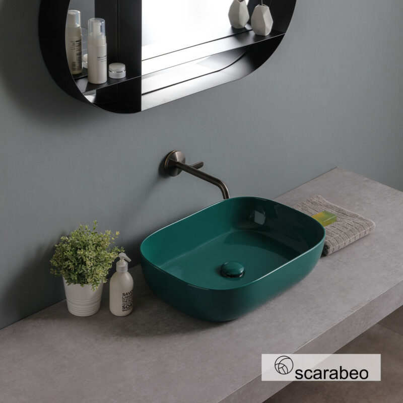 Νιπτήρας Glam 56x39 Musk glossy - Scarabeo