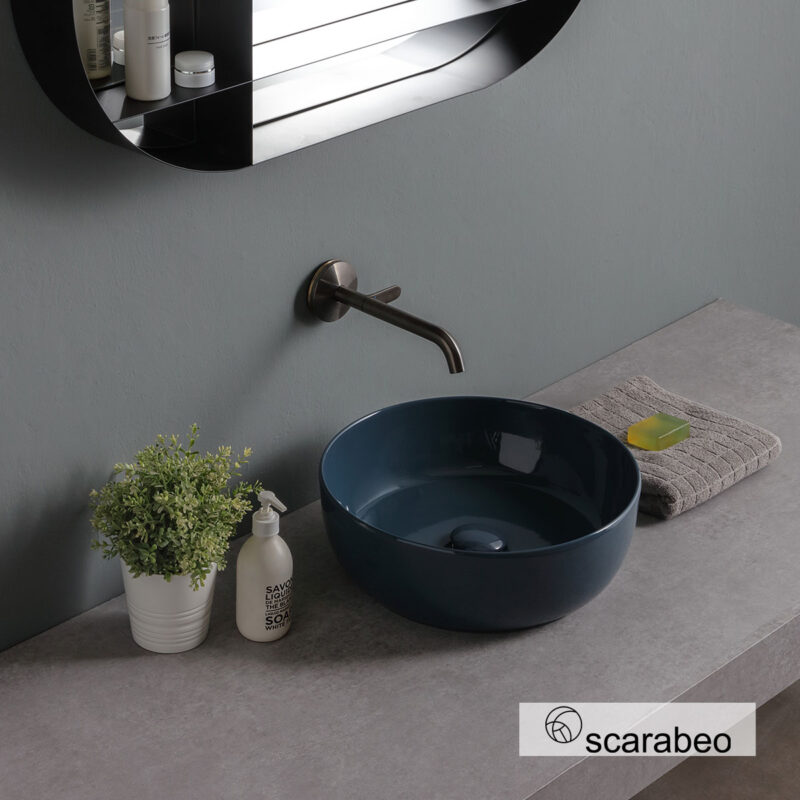 Νιπτήρας Glam Φ39 Ocean glossy - Scarabeo