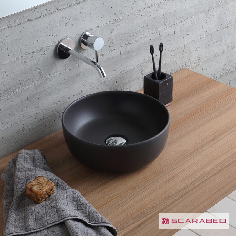 Νιπτήρας Glam Φ33 Ardesia matt - Scarabeo