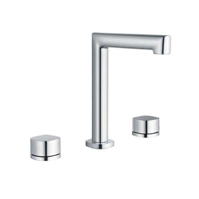 Μπαταρία νιπτήρος μεσαία 3 οπών Chrome Toscana - Imex