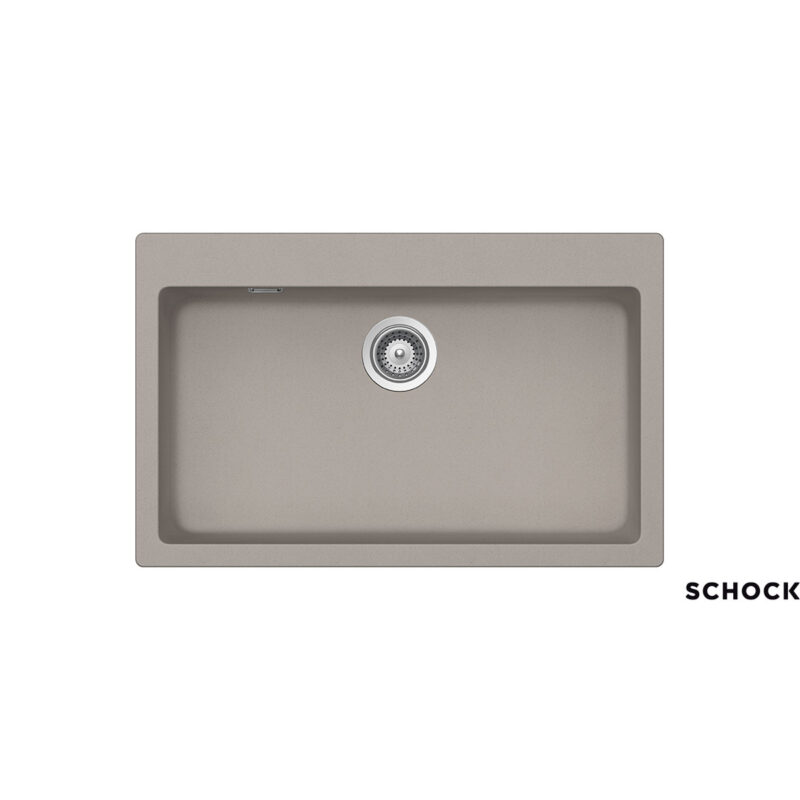 Νεροχύτης γρανίτη Concrete grey Schock - Cristalite Manhattan 30080 79x50