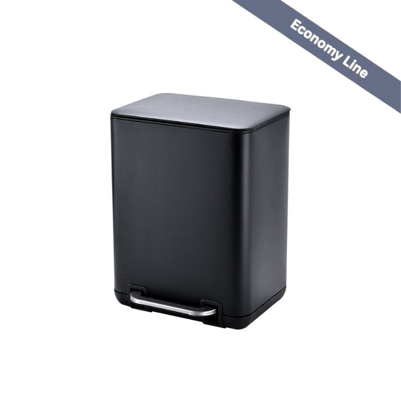 Χαρτοδοχείο Cubic 6lt Black - Estia