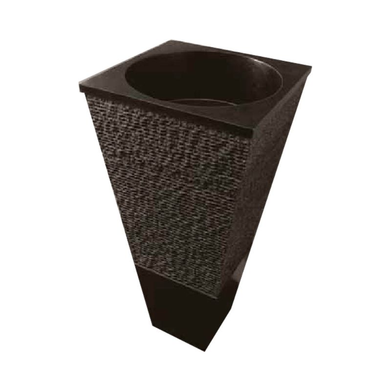 Νιπτήρας επιδαπέδιος πέτρα Grey Sangha 45x45x90 - Bati